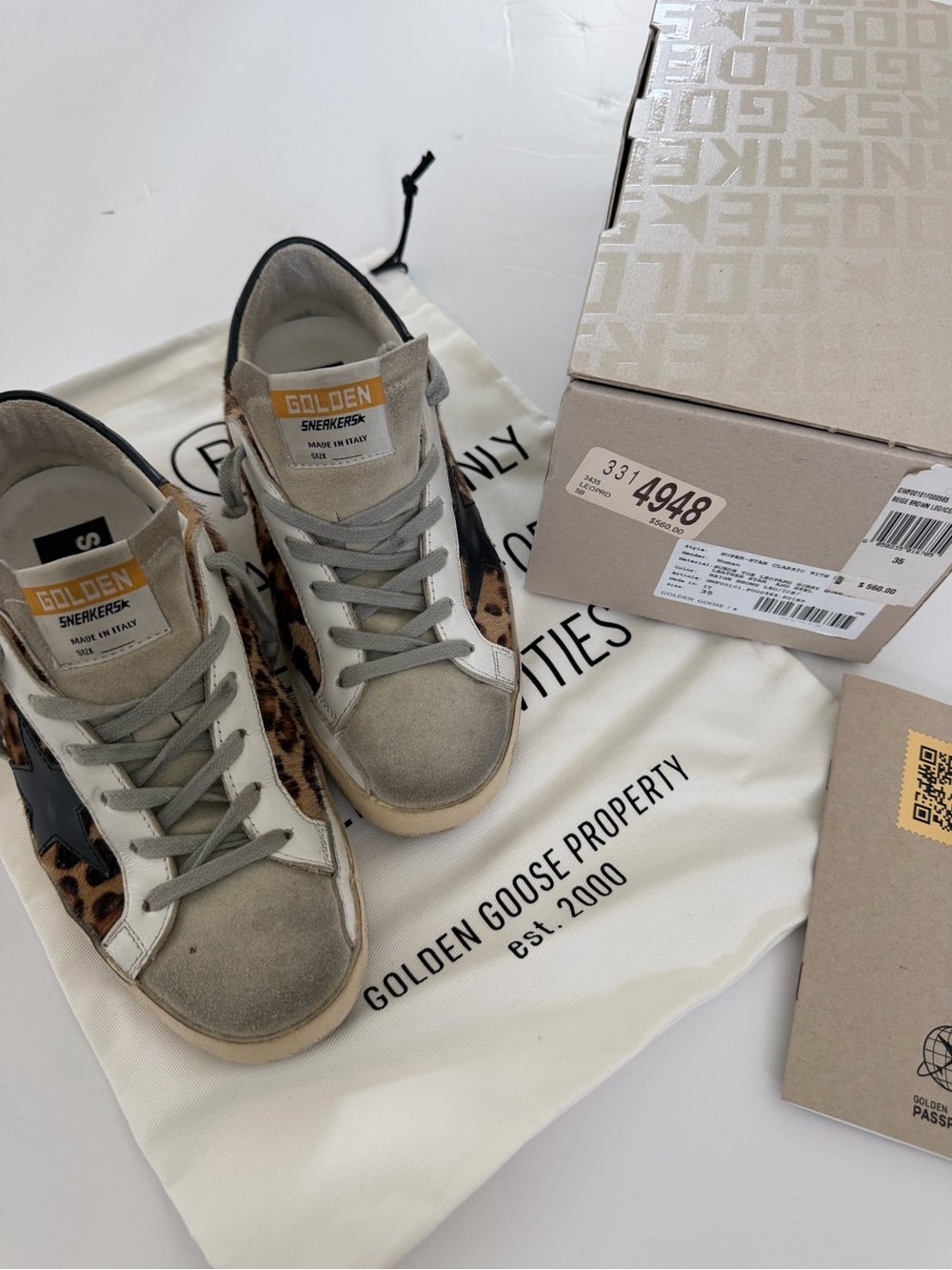 Golden Goose Women Sneakers in Leopard